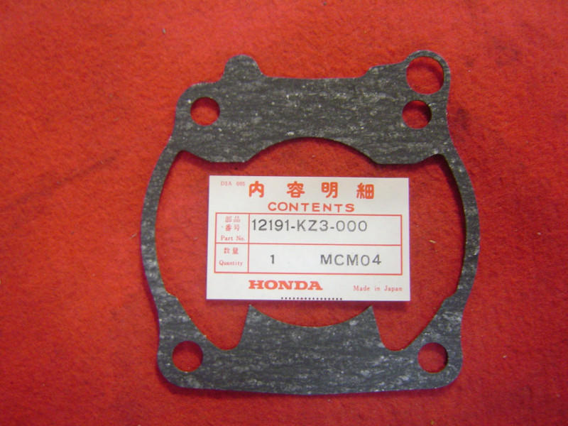 Joint d'embase Honda CR250 89-91 – Réf. 12191KZ3000