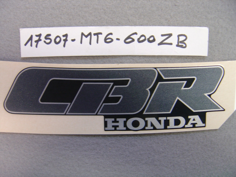 Décor autocollant réservoir droit Honda CBR600 89-90 type 2