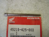Axe Maintien Plaquettes Honda CB650 CB750 CB250RS | 45215425003