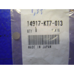 Pastille réglage soupape Honda 7.48mm 1.60mm - 14917KT7013