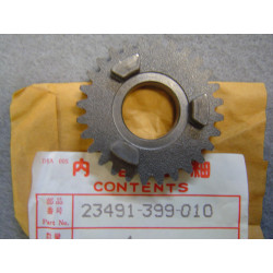 Pignon 4ème Boîte Honda CB125T 28 dents - Réf 23491-399-010
