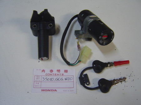 Contacteur à clefs + verrouillage selle Honda SKY50 99-01