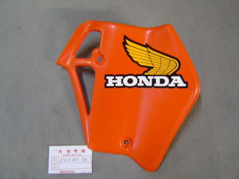 Ouïe radiateur droite Honda CR125RD 83 - Réf. 19071KA3710