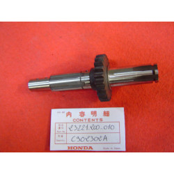 Arbre sortie boîte 22 dents Honda C92 C95 - Réf 23221200010