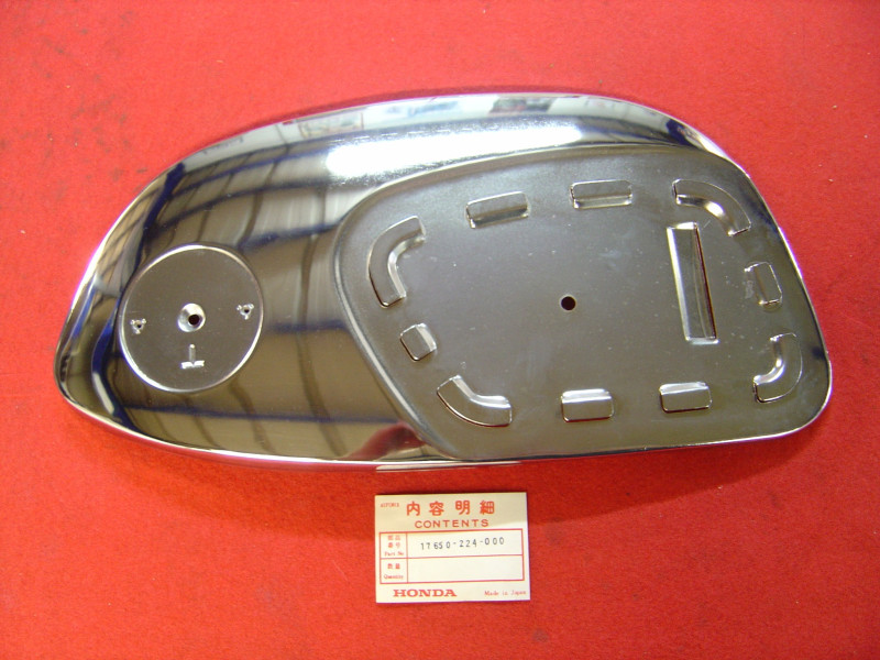 Flanc chromé droit réservoir Honda C92 CS92 C95 Benly