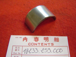 Demi lune echappement de CB72 HONDA 18233-259-000