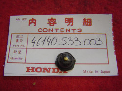 Valve du piston de maitre cylindre frein AV CB350F à CB750F HONDA 46140-533-003
