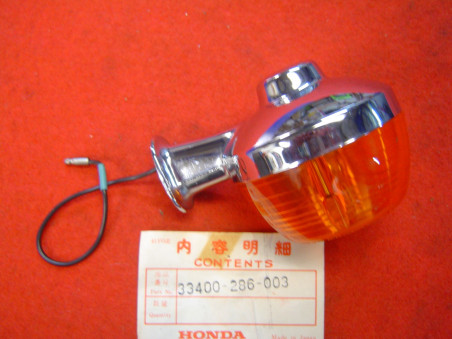 Clignotant 12V 10W Avant/Arrière Droit Honda CB350 CL350 | Réf. 33400286003