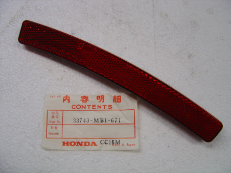 Catadioptre gauche Honda VT500C VF750C 83 - Réf 33743MB1671