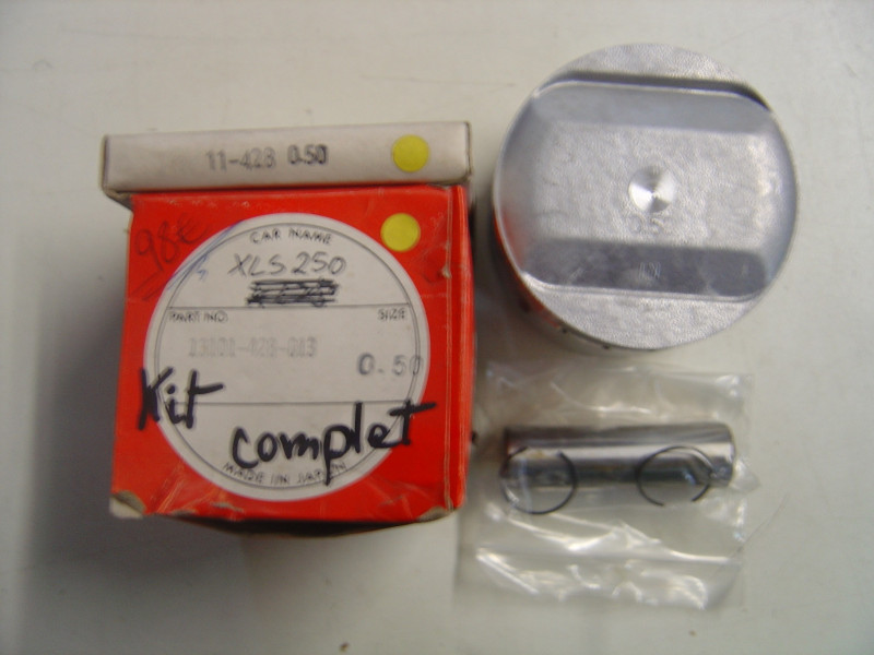 Kit Piston Segments Honda XL250S XLS250 Cote +050 Adaptable