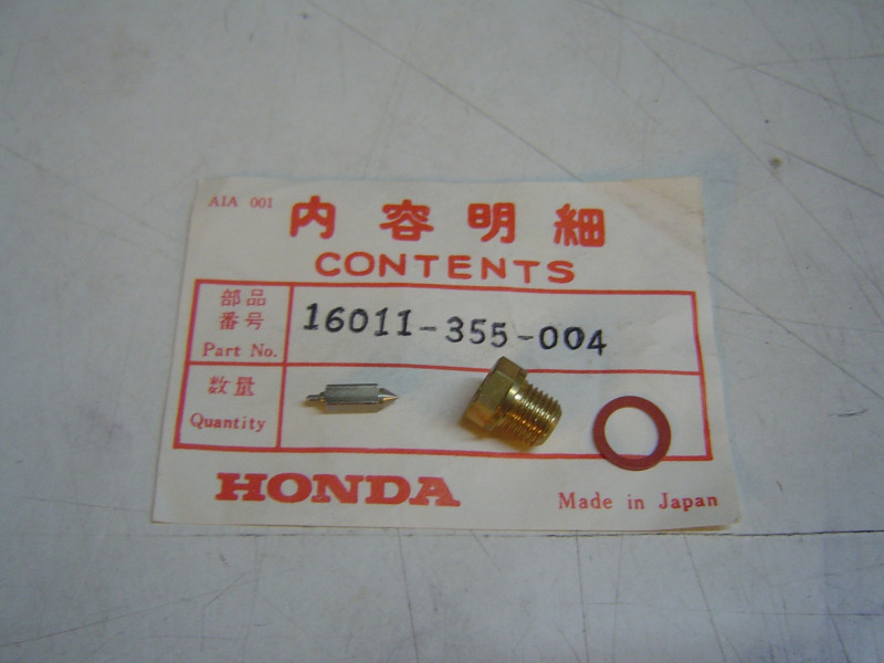 Kit Pointeau et Puits Carburateur Honda – Réf. 16011355004