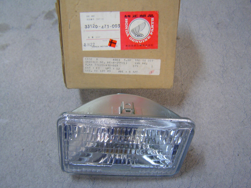 Optique phare Honda CB250RSA RSC export – Réf. 33120471003