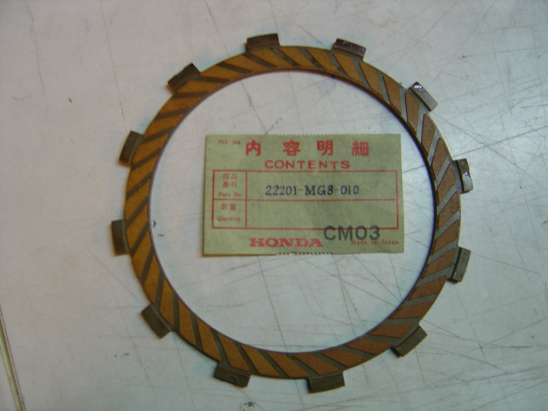 Disque Garni Embrayage Honda VT1100C - Réf. 22201MG8010
