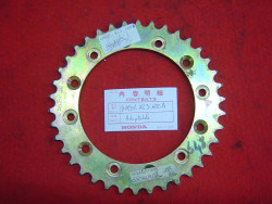 Couronne transmission AR de XL350RE RF RG RH 38 dents pièce ADAPTABLE
