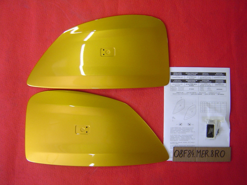 Enjoliveurs Sacoches Latérales Honda CBF600S CBF1000 Pearl Amber Yellow