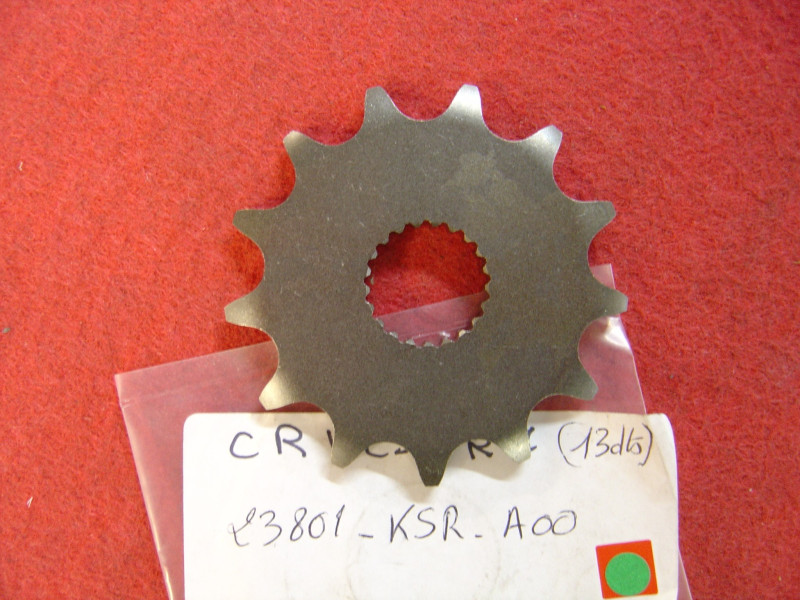 Pignon sortie boîte 13 dents Honda CR125R CRF250 - 23801KSRA00
