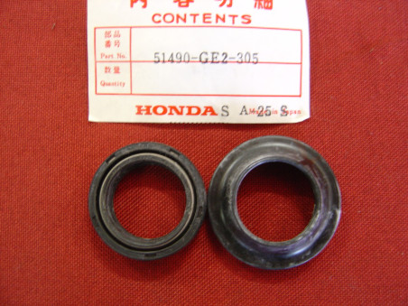Kit Joint Spi + Cache Poussière Fourche Honda 29x41x11