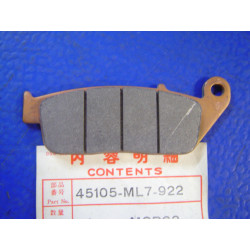 Plaquette frein avant Honda VFR750 CBR1000 PC800 | 45105ML7922