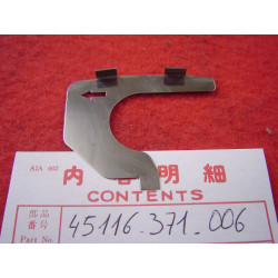Tôle (B) plaquette de frein Honda - Réf. 45116-371-006
