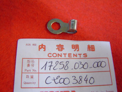 Support de durite C110 C115 C200 CA200 ref C2003840 HONDA 17258-030-000