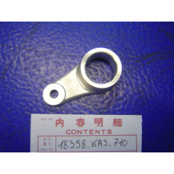 Support alu silencieux échappement Honda CR 1983 - 18358KA3710