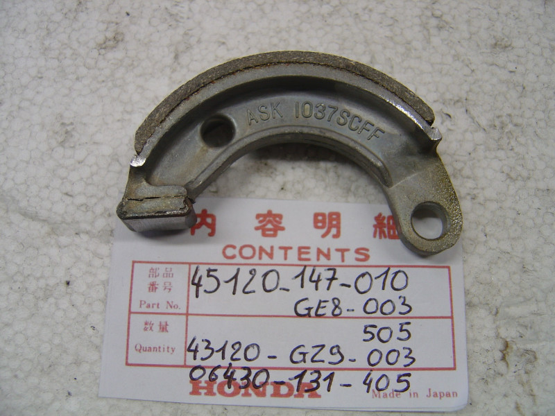 Mâchoire de frein avant Honda P50 PC50 PA50 Z50R NE50