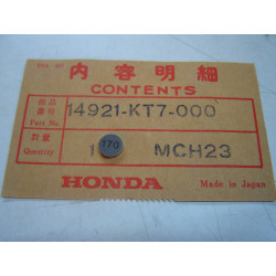 Pastille soupape Honda 7.48mm 1.70mm - Réf. 14921KT7000