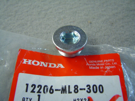 Bouchon étanchéité 18mm Honda - Réf. 12206ML8300