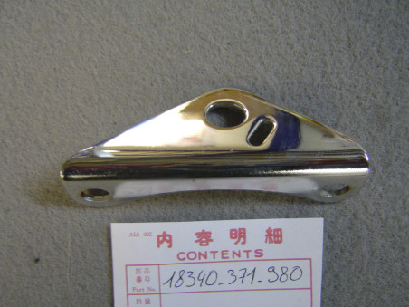 Support Silencieux Droit Chromé Honda GL1000 - Réf. 18340371980