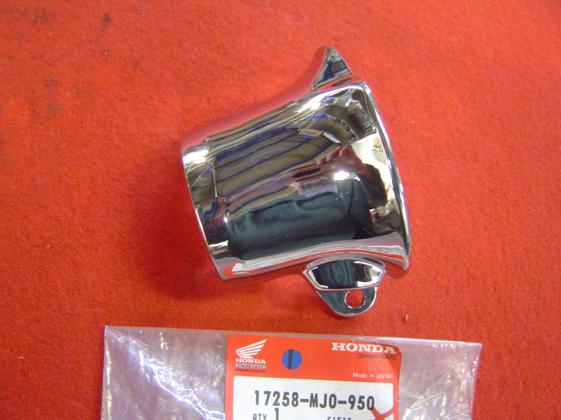 Cache chromé conduit d'air gauche Honda CBX750 réf. 17258MJ0950