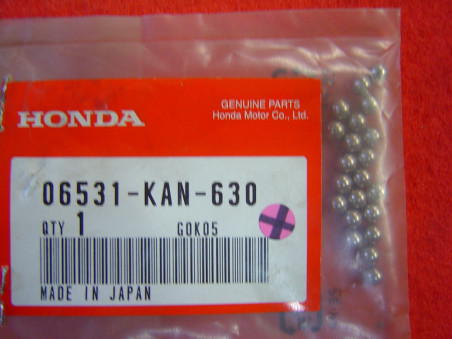 Jeu 21 Billes Acier Ø6mm Honda 125 – Réf. 06531KAN630