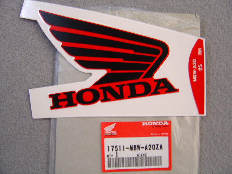 Décor autocollant réservoir droit Honda CBR600F2 2002 R127