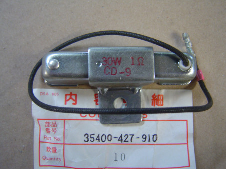 Résistance circuit électrique Honda XL125 81-82 - Réf. 35400427910