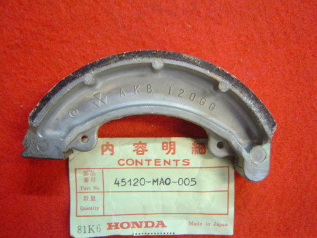 Mâchoire de frein avant Honda - Réf. 45120MA0005
