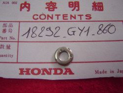 Rondelle antichaleur de grille d'echappement de SA50 Scoopy 93 ST70 96 QR50 9