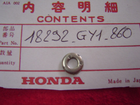 Rondelle antichaleur grille échappement Honda 18292GY1860