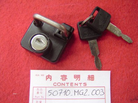 Antivol casque Honda 50710MG2003 avec 2 clefs