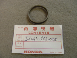 Bague supérieure sur le bas des tubes de fourche de CB250 K0 CB350 68 CB350K2