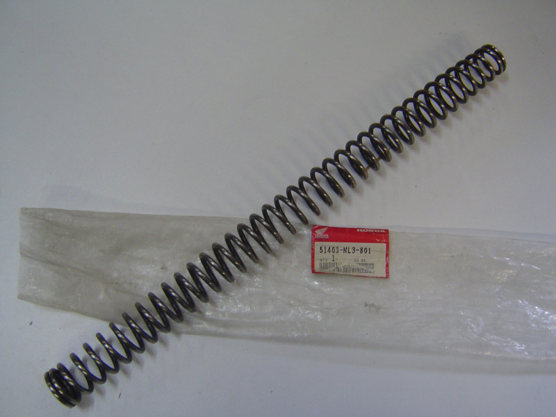 Ressort de fourche Honda 3,92 N/mm - Ref 51403ML3801