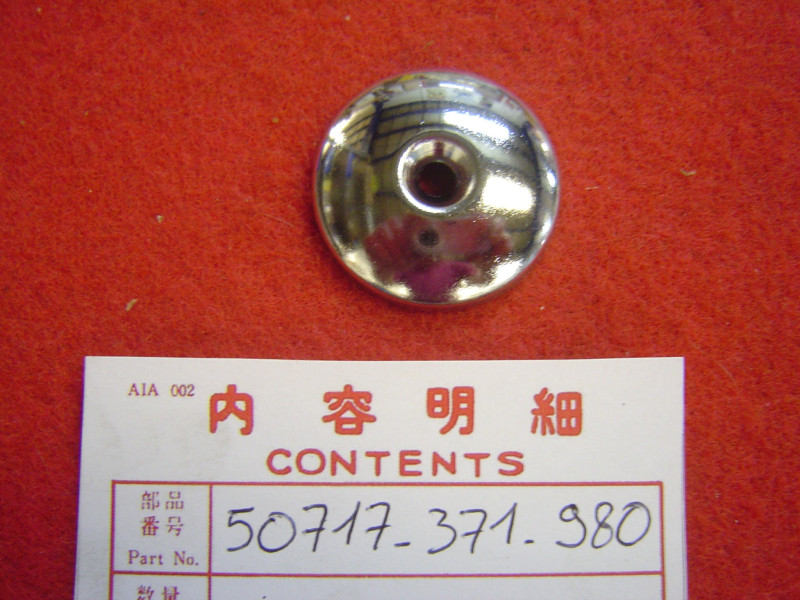 Embout chromé repose-pied AR Honda GL1000 - Réf. 50717371980