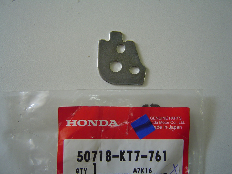 Plaque verrouillage repose-pied AR Honda 50718-KT7-761