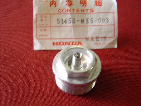 Bouchon de fourche Honda CX650C CBX750 – Réf. 51450ME5003