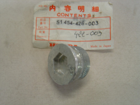 Bouchon de fourche Honda 750KZ 750FB XLS250 XLS500 - Réf. 51454428003
