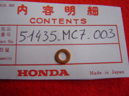 Joint cuivre D5mm anti plongée Honda – Réf. 51435-MC7-003