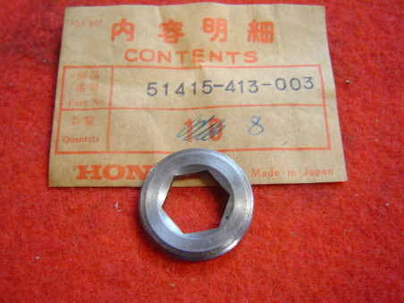 Butée filetée ressort fourche Honda CB250 CB400 - Réf. 51415413003