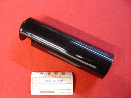 Tube cache fourche D noir Honda CB450 4V - Réf. 51611283010BOCC