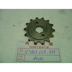 Pignon sortie boîte 14 dents Honda 50cc - Réf. 23801027811
