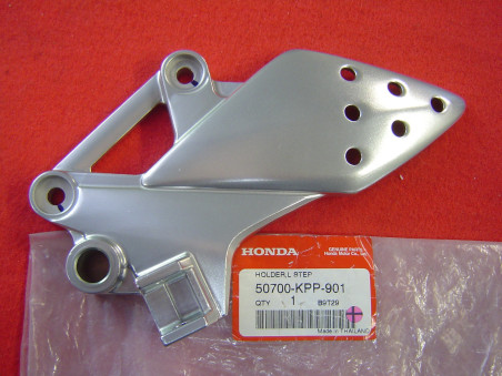 Platine repose-pied avant gauche Honda CBR125 04-10 | Réf. 50700KPP901