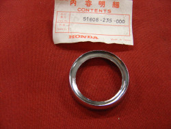 Bague chromée de fourche de CB125K3 CB175 HONDA 51608-235-000