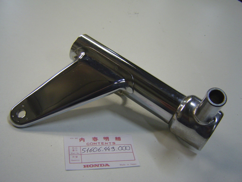Support phare gauche chromé Honda CX500CA-CB | Réf. 51606449000